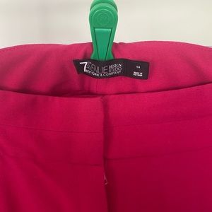 Pink women dress pants